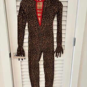 Dance Halloween Costume - Adult MED - Animal Print Unitard Pants
